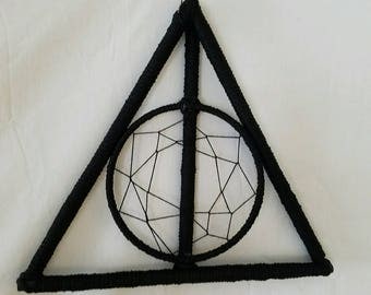 Harry Potter Deathly Hallows Inspired Dream Catcher
