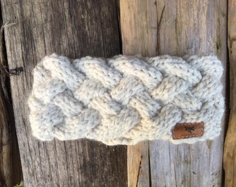 Braided headband, knitted headband, cable knit headband || The Sugar Maple || FREE SHIPPING