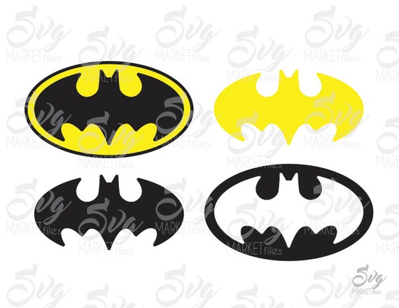 Download Batman Logo Cuttable Design File SVG EPS JPG For