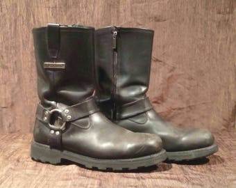 Harley Davidson motorcycle boots, size 12, free shipping