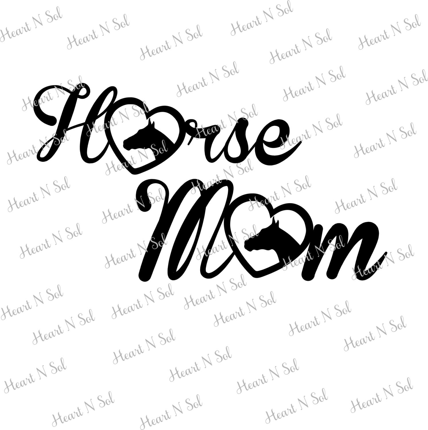 Download Horse, Horse Mom, Love horse, SVG, EPS, DXF, Digital file ...