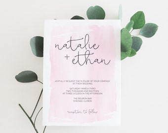 items similar to birthday party invitation watercolor
