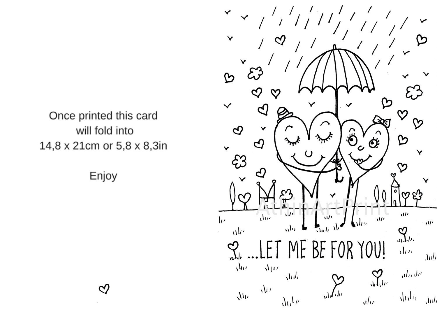 printable romantic cards