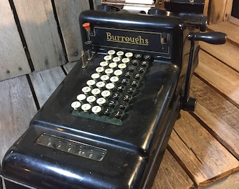 Vintage Adding Machine/Borroughs Adding Machine/Adding Machine