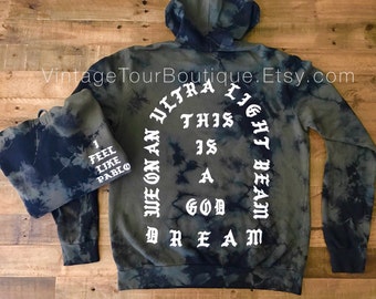 I Feel Like Pablo Hoodie Camo Olive The Life of Pablo Yeezy Yeezus Tour Merch
