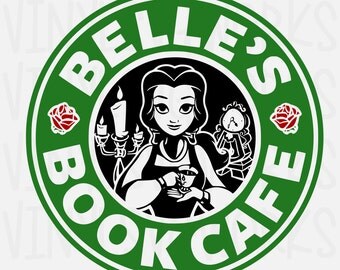 Belle's Book Cafe SVG FILE