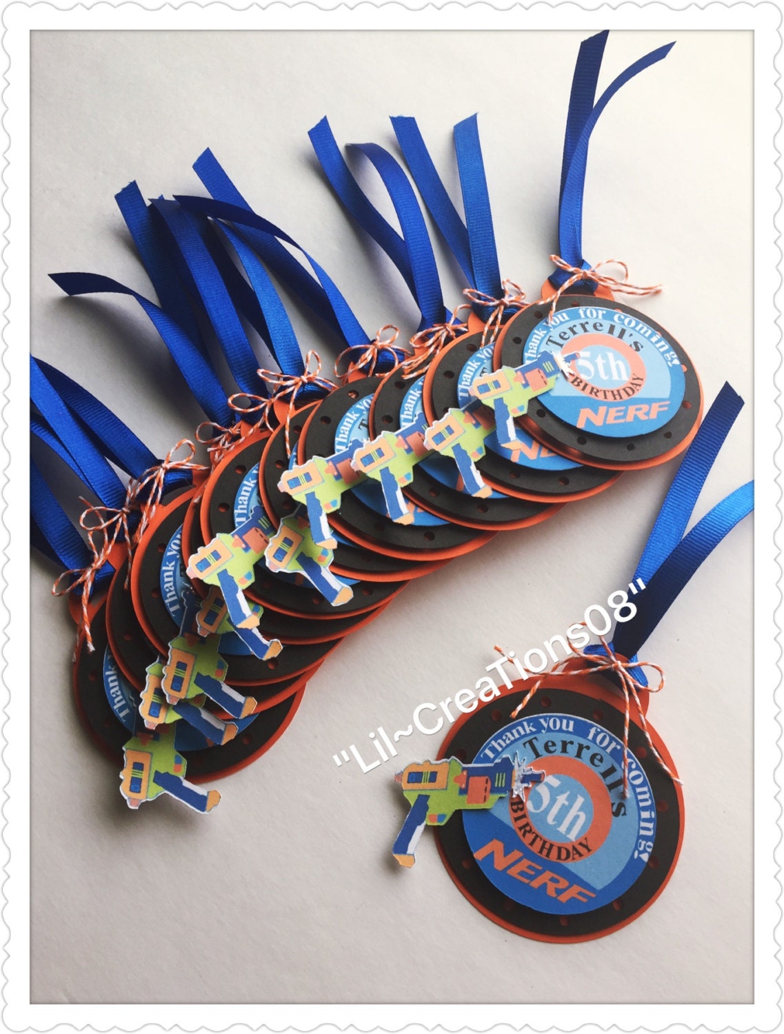 12 Inspired Nerf Tags