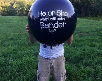 Custom Gender Reveal Balloon Decals
