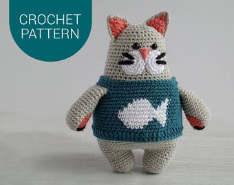 OSCAR CAT | Amigurumi Crochet Pattern | PDF