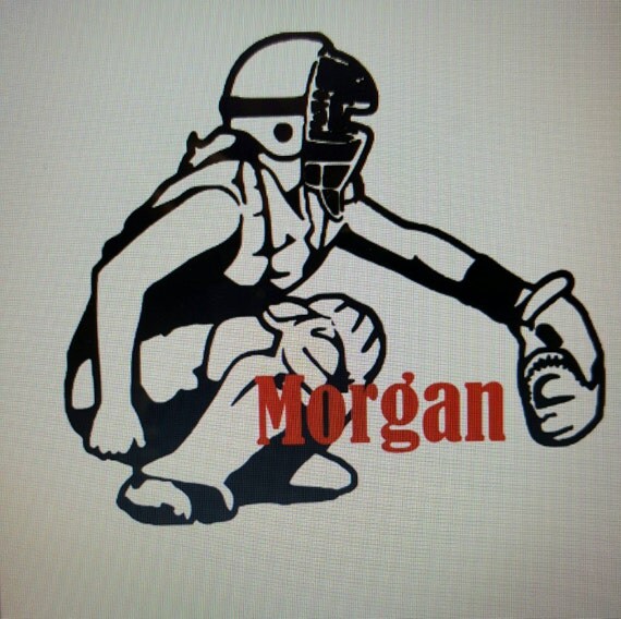 Softball Vinyl Decal Softball Car Decal Softball Window