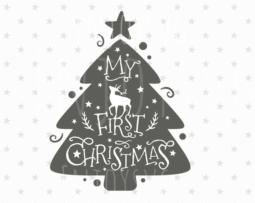 Download My first Christmas SVG Christmas Baby Svg file First Christmas