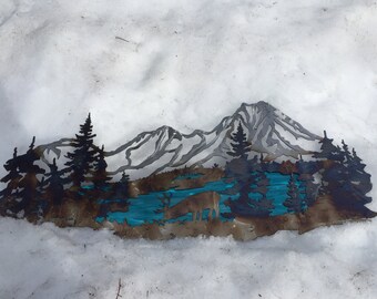 Mountain Metal Art Mountain Metal Art