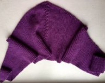Lilac baktus Вязаный бактус Knitting baktus Violet baktus Warm baktus Knitting shawl Warm shawl Winter shawl Gift for women Winter scarf