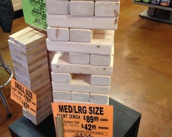 Giant Jenga: Medium/Large