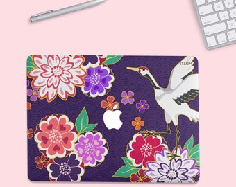 Floral Goose MacBook Pro Case, mac book case, MacBook Pro case, Macbook Pro 13 Case, Macbook Case, macbook air case, MacBook Air hard case