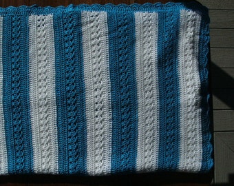 84"X64" Full/Queen - handmade afghan blanket