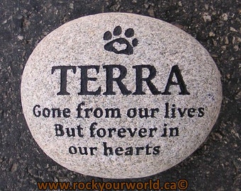 Large Pet Memorial Stone (Grave Stone / Marker)