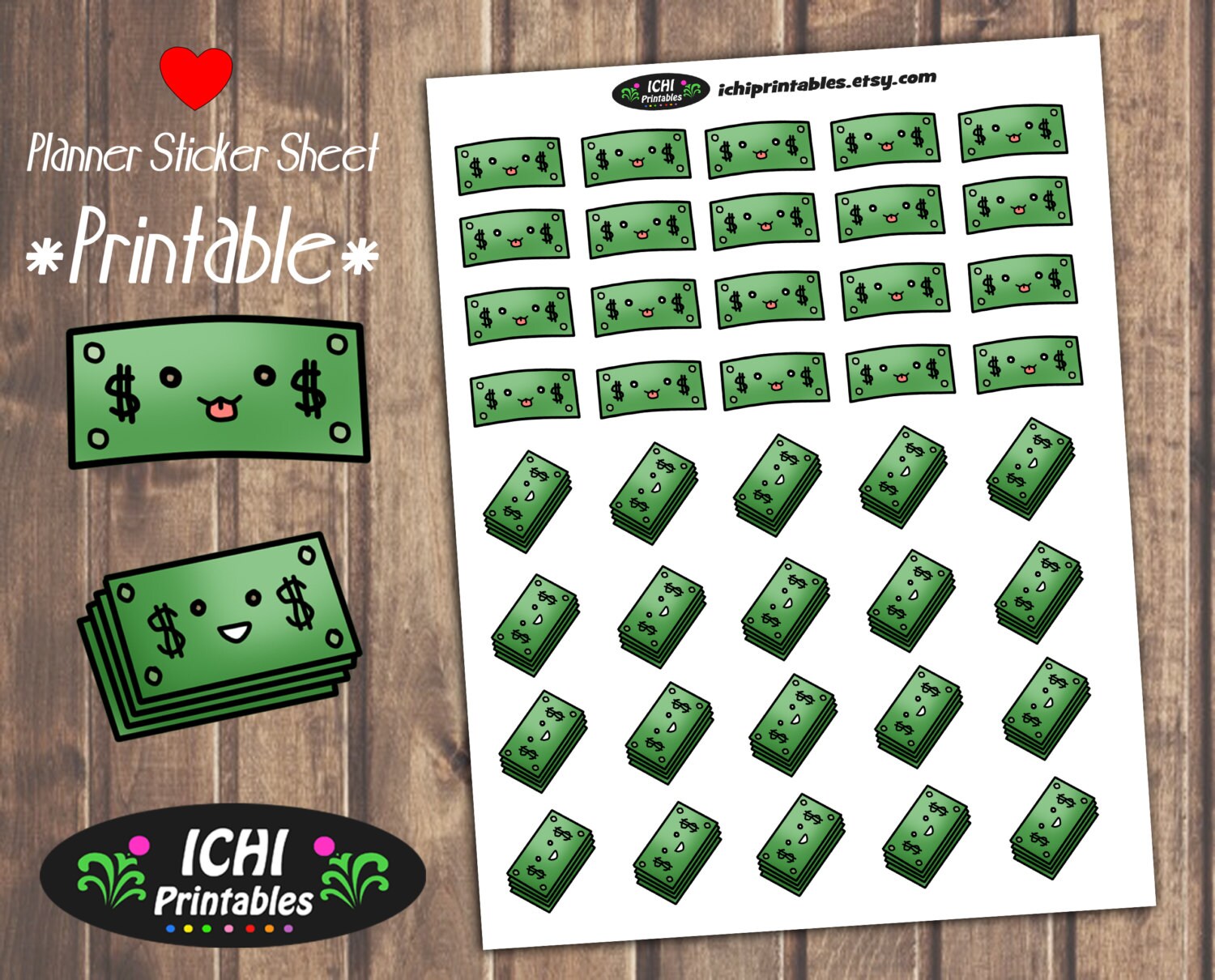 Money Planner Stickers Money Stickers Finance Printable
