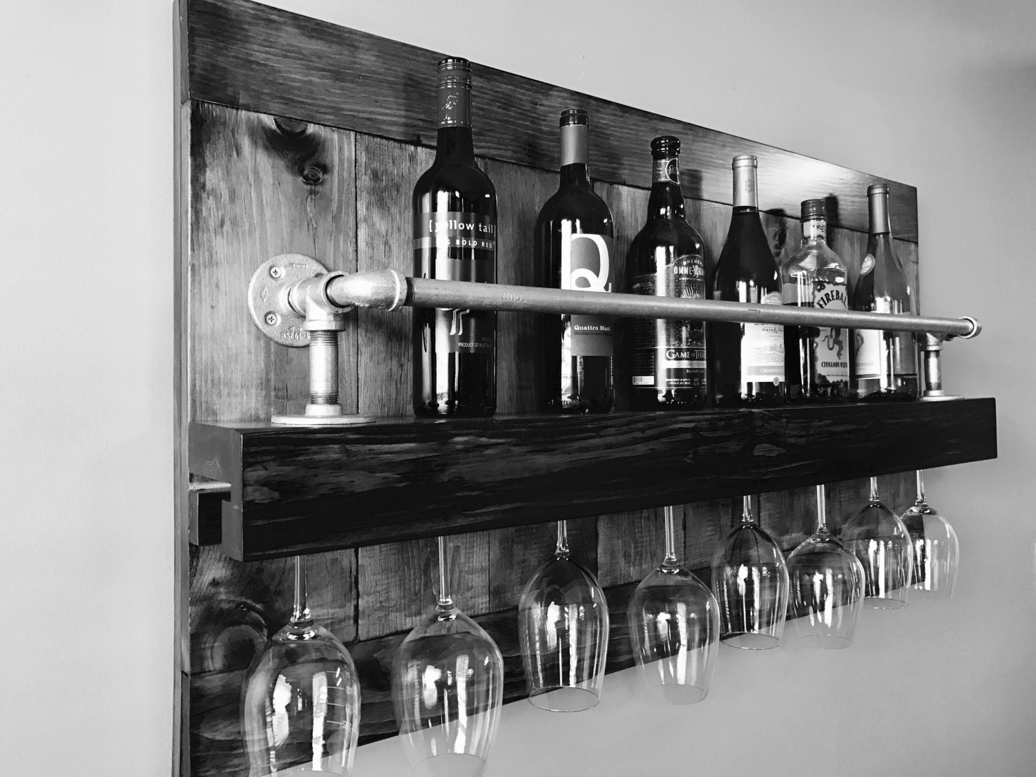 Industrial Wine Rack Gift Rustic Wine Rack Wall Wine