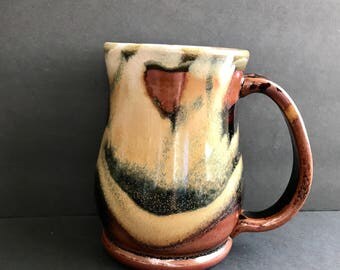 Large stoneware handmade mug