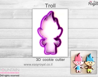 Troll - 3D cookie cutter
