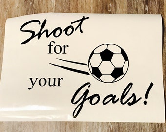 Soccer wall decal | Etsy