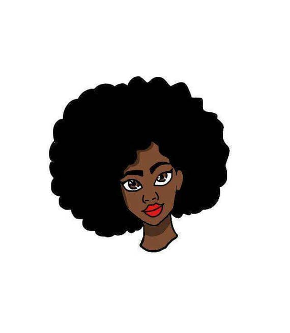 Black girl stickers - laptop stickers - planner stickers - cute ...