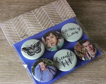 Harry Styles - Pinback Button/Badge Pack (1.25") - Another Man, One Direction, All The Love