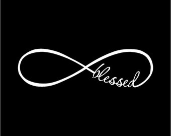 infinity religion symbol Earthy Decal Sticker Vinyl Colorful Mandala Car Bumper