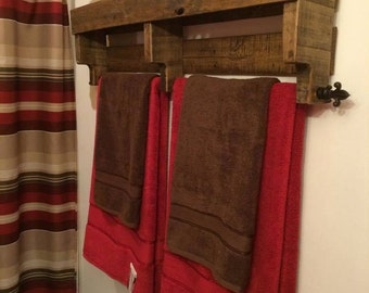 Reclaimed Towel Rack