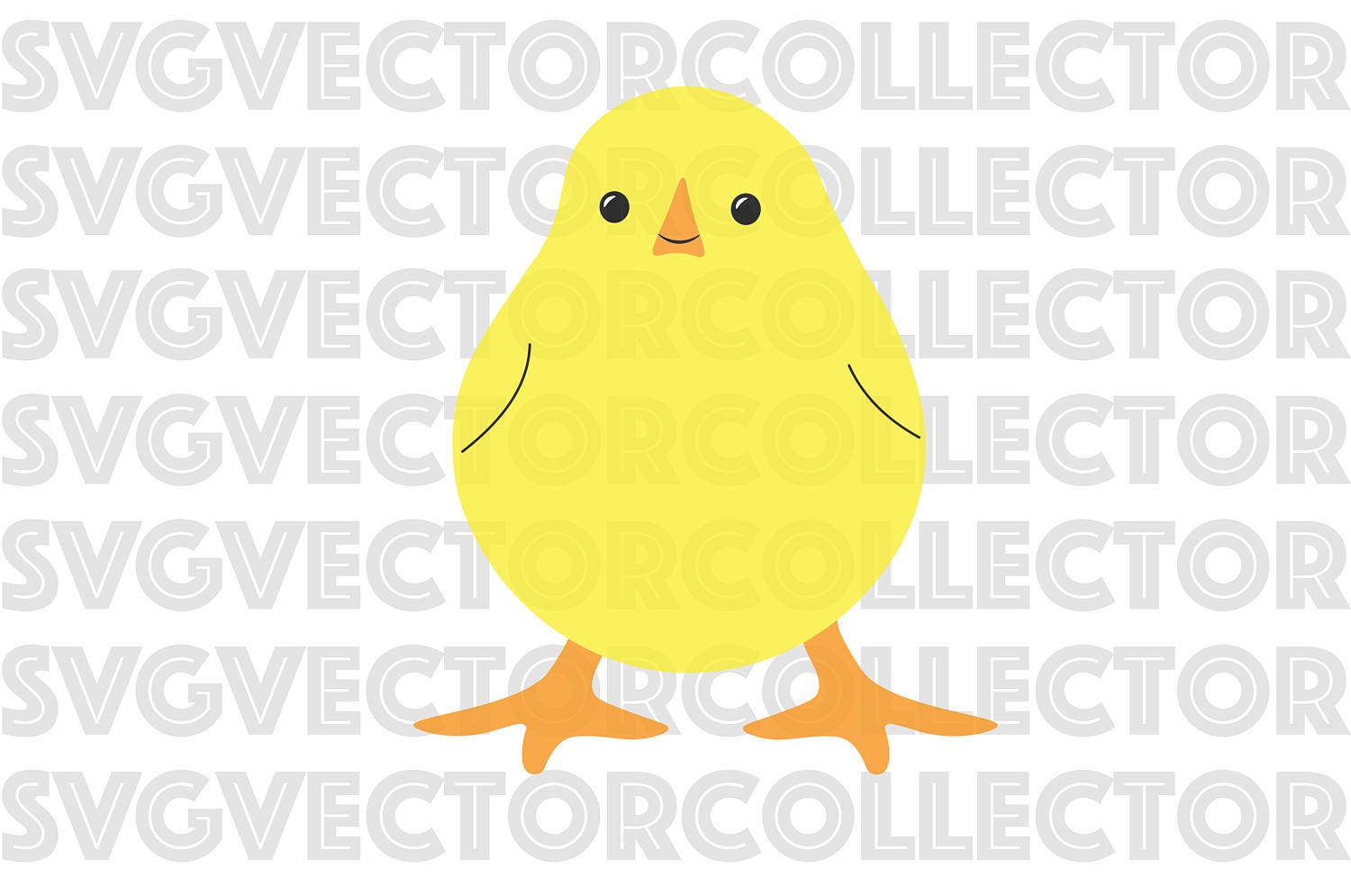 Download Cute Chicken Baby Chick SVG EPS Png DFX Clip Art Instant