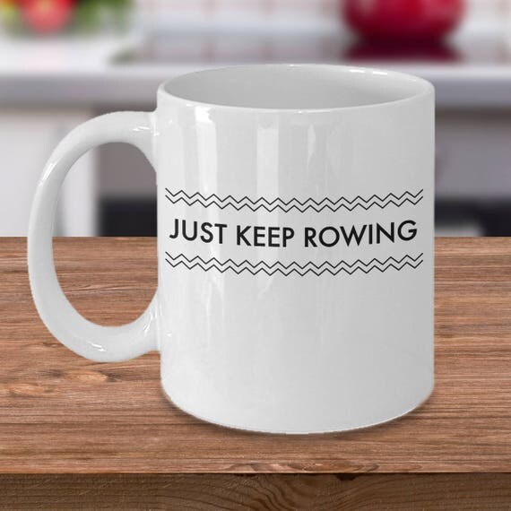 Rowing Mug Gift For Rowers Rowing Gift I'd Rather Be