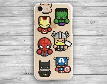 Batman iphone 7 case Avengers iphone 6 case superheros iphone 7 plus Captain America galaxy s8 Marvel galaxy samsung s7 Iron Man clear case