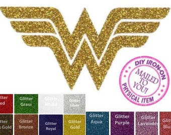 Diy WONDER CREST Iron On, Vinyl Applique, Super Hero, Superhero, Costume Accessory, Tee, Shirt, Logo, Woman, Adult, Toddler, Girls