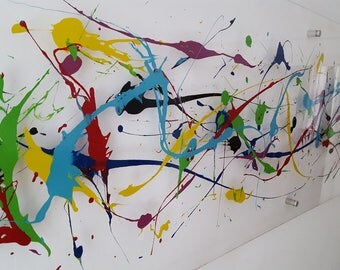 Original Art Extra Large Wall Abstract Glass Modern Painting Original Art Extra Large Wall Abstract Glass Modern Painting