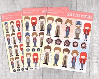 Cute Supernatural Sticker Set | Erin Condren Planner| Kikki K | Filofax | Plum Planner | Happy Planner | SS# 1011