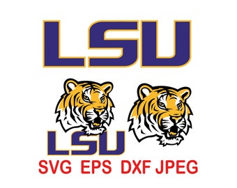 Luisiana Tigers.svg,eps,dxf,png.