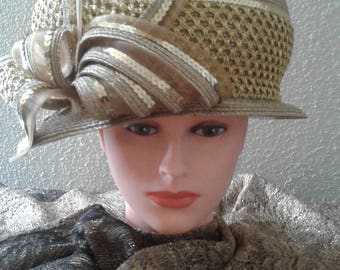 Elegant Gold Hat