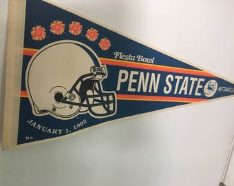 Penn State Fiesta Bowl Penant January 1, 1992