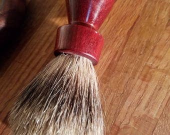 Handmade Shaving Brush-Mystery Wood