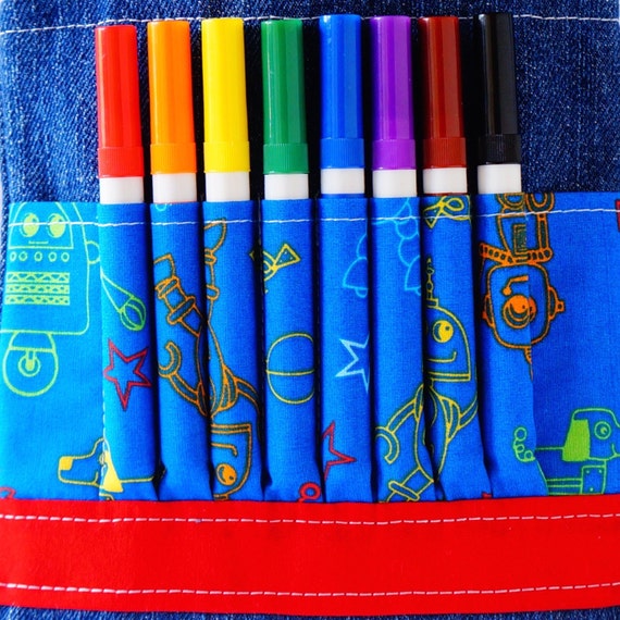 Crayon Tote Crayon Bag Coloring Bag Art Tote Crayon