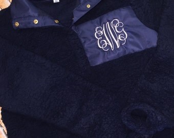 Monogram Sherpa, Pullover Sherpa, Pullover, Adult Sherpa Pullover, Adult Pullover, Monogrammed Pullover, Monogrammed Sherpa Pullover