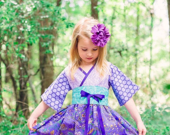 Little Girl Dress - Party Dress - Birthday Dress - Purple Dress - Toddler Dress - Boutique Dresses - Size 2T to 7 years