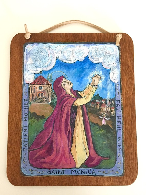St Monica Christmas gift for mom gift for mothers St Saint of
