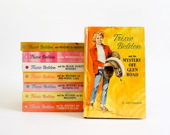 Vintage 1960s Childrens Books / Trixie Belden Mystery Series Books CHOOSE Your Book or All / Girl Hero Adventure Mystery Chapter Books