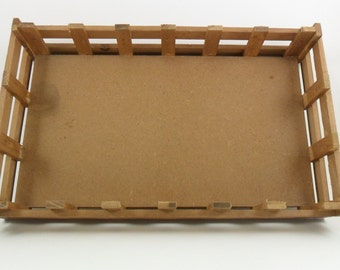 1 Wooden Crate Craft Show Display / Storage 13" x 7 5/8" x 2 1/4"