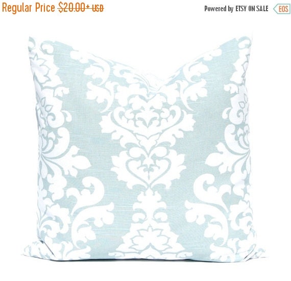 15 Off Sale Aqua Euro Sham Aqua Pillow by CompanyTwentySix
