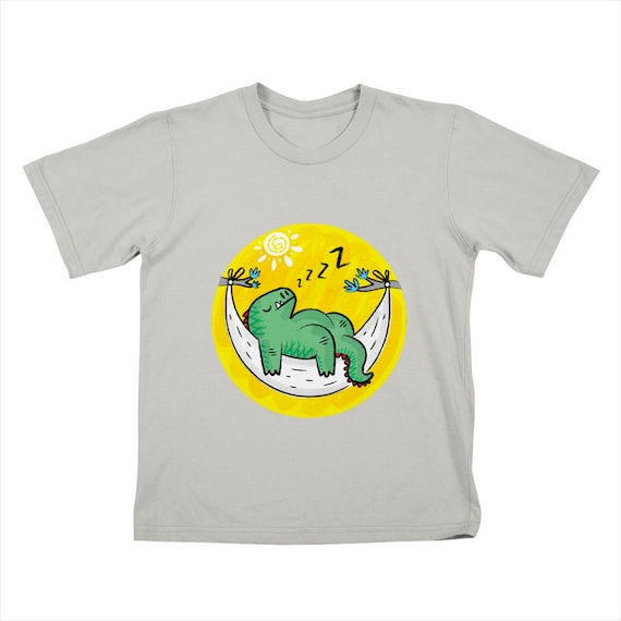DiNOSNORE - Childrens - Dinosaur - Stone - T-shirt / Tee by Oliver Lake - iOTA iLLUSTRATION