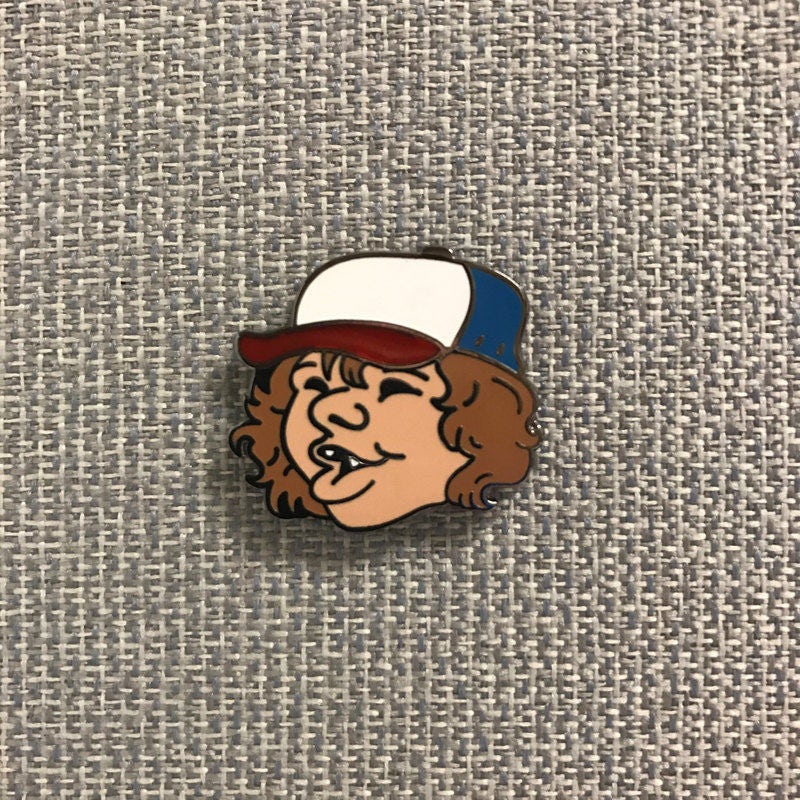 Stranger Things Dustin Enamel Pin 1 hard enamel lapel