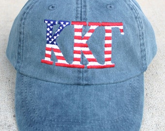 Kappa Kappa Gamma American Flag Cap